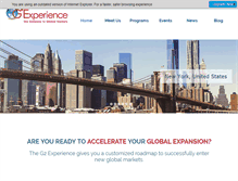 Tablet Screenshot of g2experience.org